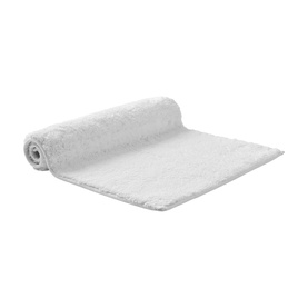 Deep Pile Large Bath Rug White