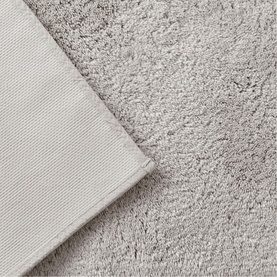 Deep Pile Large Bath Rug Dove Grey
