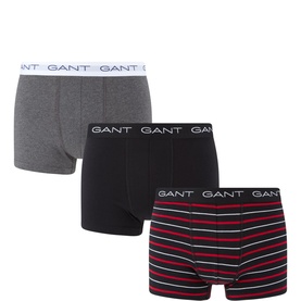 Striped Logo Trunks Three-Pack Gift Box