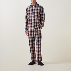 Flannel Check Pyjama Gift Set