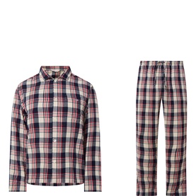 Flannel Check Pyjama Gift Set