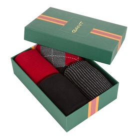 Four-Pack Argyle & Striped Socks Gift Set