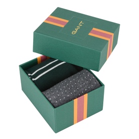 Two-Pack Striped & Spotted Socks Gift Set