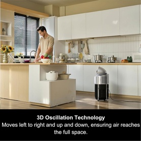 S1 Pro SMART Ductless Air Conditiong 3D Oscilation