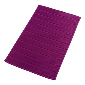 Signum Bath Mat Plum