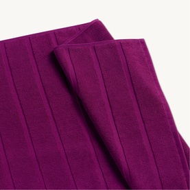 Signum Bath Mat Plum