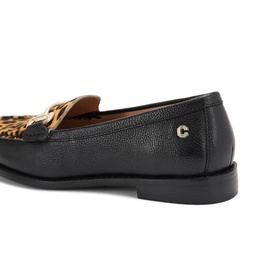 Snap Leopard Loafers