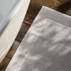 Supreme Hygro Bath Mat Silver