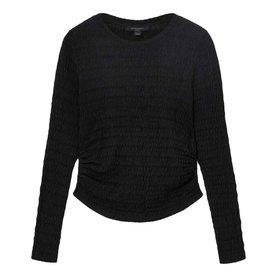 West Ruched Long-Sleeved Top
