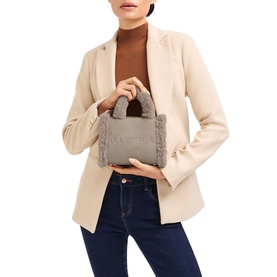 Frame Micro Faux Fur Bag