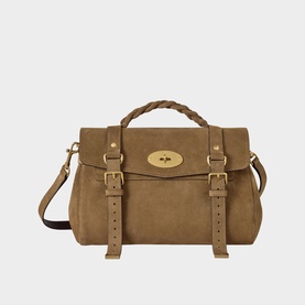 Alexa Suede Satchel