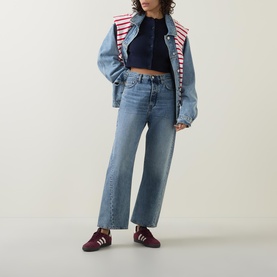 Flag Logo Cropped Cardigan