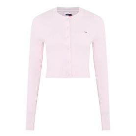 Flag Logo Cropped Cardigan