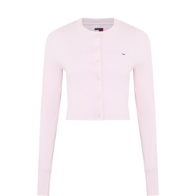 Flag Logo Cropped Cardigan