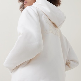 Logo Script Zip-Through Hoodie
