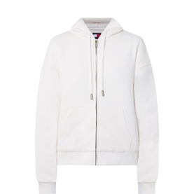 Logo Script Zip-Through Hoodie