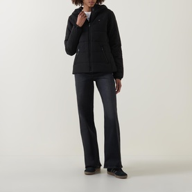 Logo Flag Padded Jacket