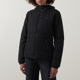 Logo Flag Padded Jacket