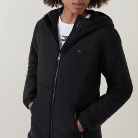 Logo Flag Padded Jacket