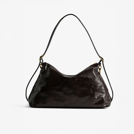 Unique Vintage Patent Shoulder Bag