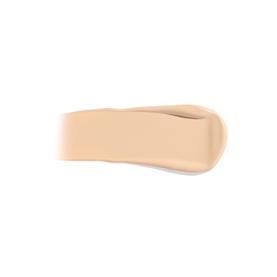 Charlotte Tilbury Airbrush Flawless Foundation texture swatch in a light beige tone, showing smooth creamy consistency