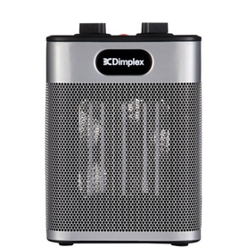 Dimplex SMART 2kW Convector Wi-Fi Heater in black and silver with mesh front panel and dual top controls