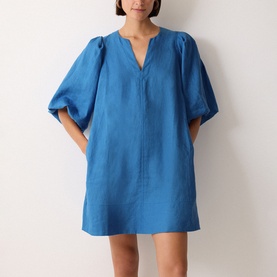 Puff Sleeve Mini Dress