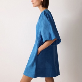 Puff Sleeve Mini Dress