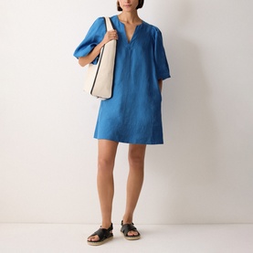 Puff Sleeve Mini Dress