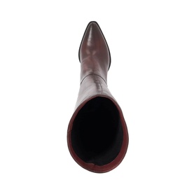 Tenna Leather Block Knee-High Boots