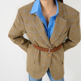 Lyra Houndstooth Blazer