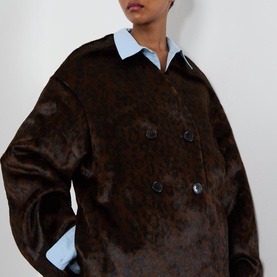 Valentina Faux Fur Leopard Jacket