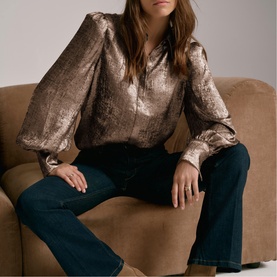 Metallic Texture Shirt