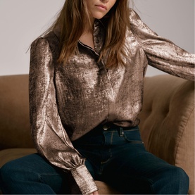 Metallic Texture Shirt