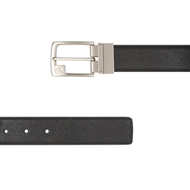 Monogram Grained Leather Belt