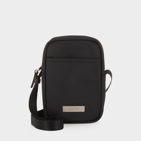 Logo Plaque Slim Crossbody Bag