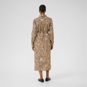 Mille Animal Print Shirt Dress