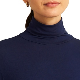 Mischa Roll Turtleneck Top