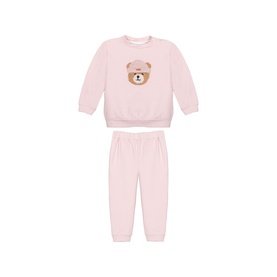 Teddy Bear Tracksuit Two-Piece Set