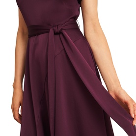 Agnes Asymmetric Flared Dress