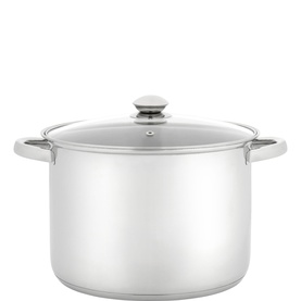 Essentials Glass Lid Stockpot 26cm