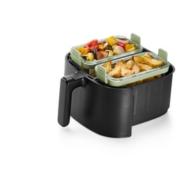 Air Fryer Glass Rectangular Dish Set of 2