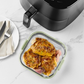 Air Fryer Square Glass Dish