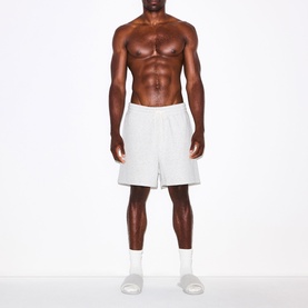 Relaxed Short Light Heather Grey