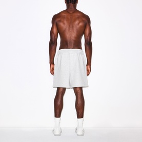 Relaxed Short Light Heather Grey