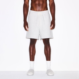 Relaxed Short Light Heather Grey