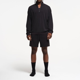 Quarter Zip Pullover Obsidian