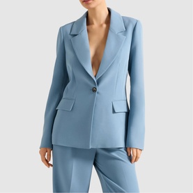 Ariel Sculpt Single-Breasted Blazer