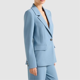 Ariel Sculpt Single-Breasted Blazer