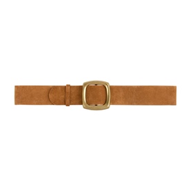 Bianca Square Buckle Leather Belt